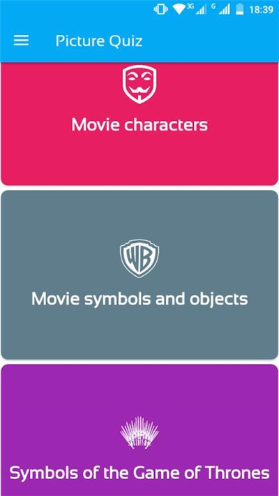 Quiz Movies(竞猜电影角色)