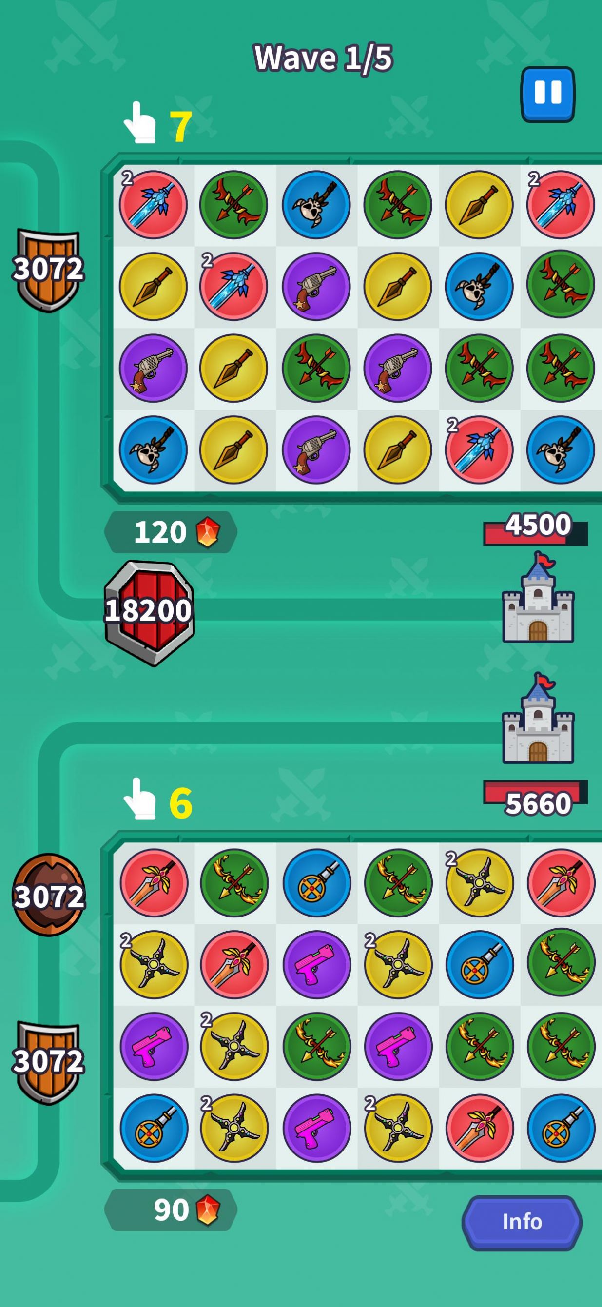 匹配战争拼图与防御(Match War! Puzzle & Defense)