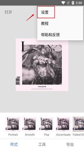 叶子修图