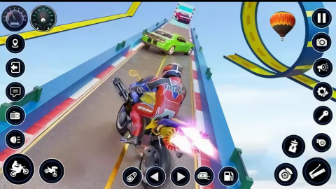 Sports Bike Stunt Game: Mega Ramp Bike Racing Game