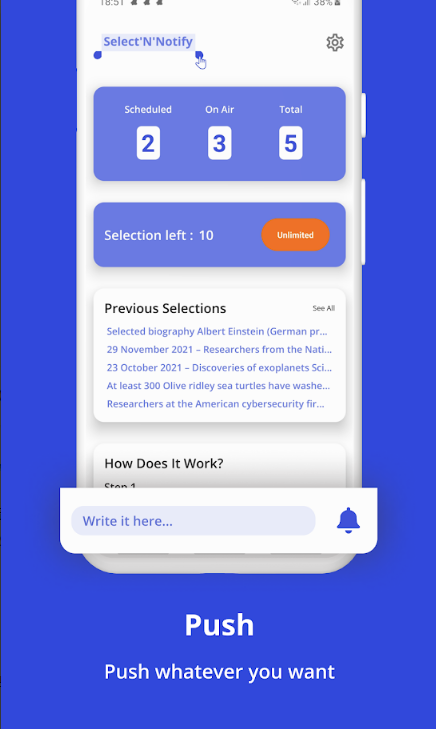 SelectNNotify通知自定义