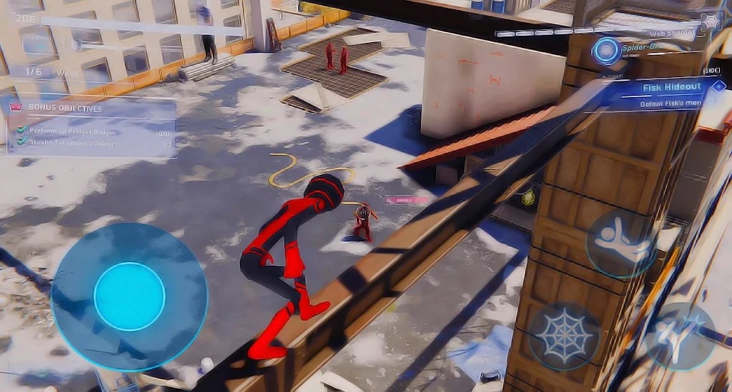 英雄蜘蛛人城市飞行FlyingSpiderStickmanHero