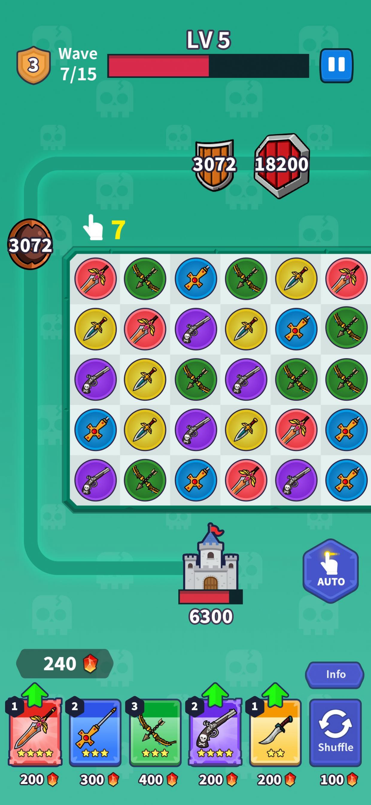 匹配战争拼图与防御(Match War! Puzzle & Defense)