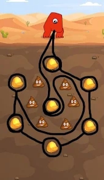 黄金矿工绘制收集Gold Miner Draw to Collect