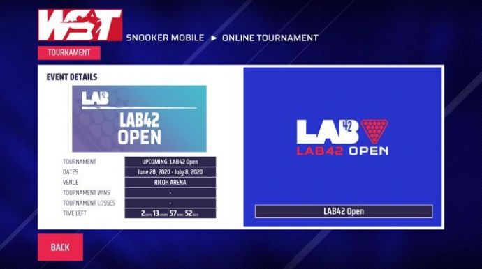 wstsnooker19（World Snooker Tour）