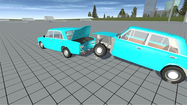 Simple Car Crash Physics Simulator