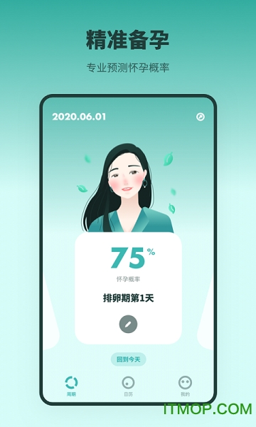 排卵期备孕日历