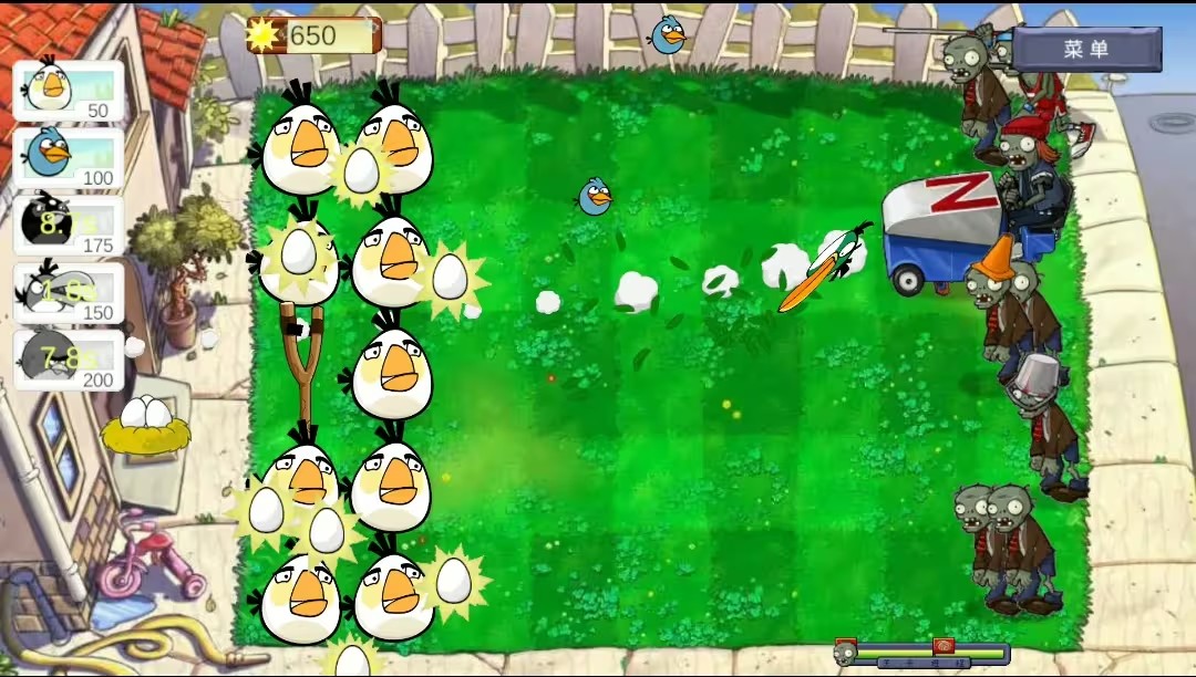 愤怒的小鸟大战僵尸3
