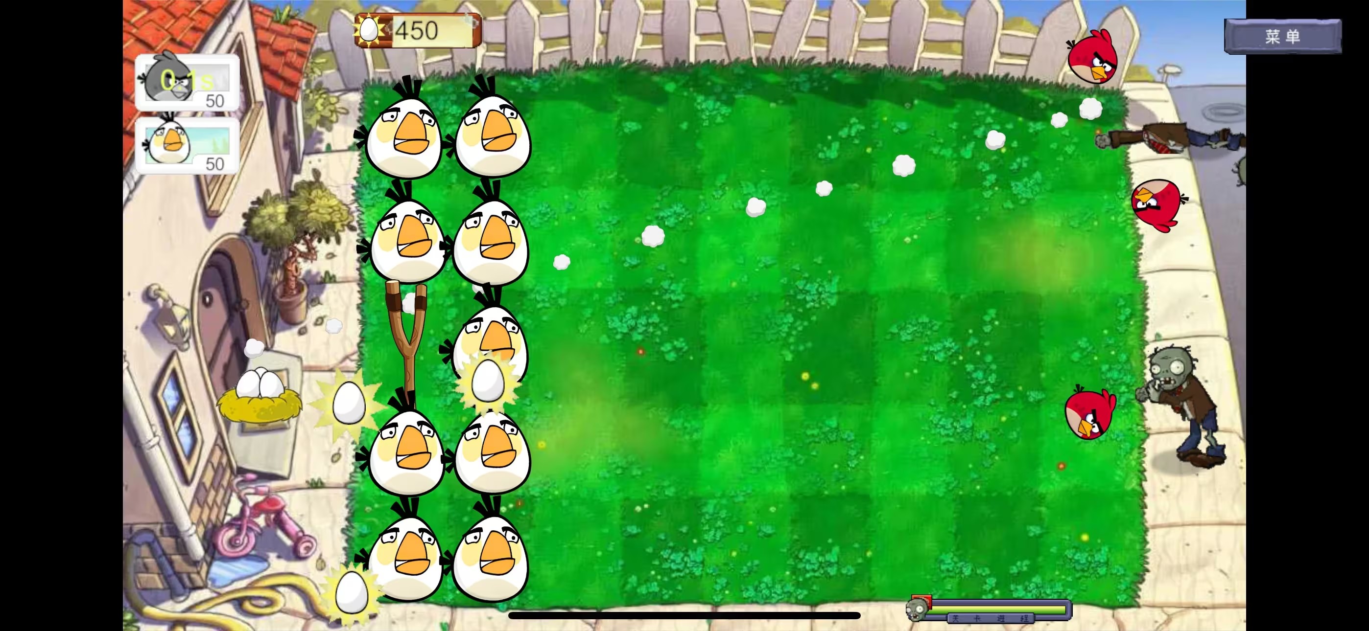 愤怒的小鸟大战僵尸3