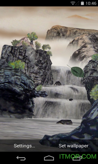 3D高山流水梦象壁纸