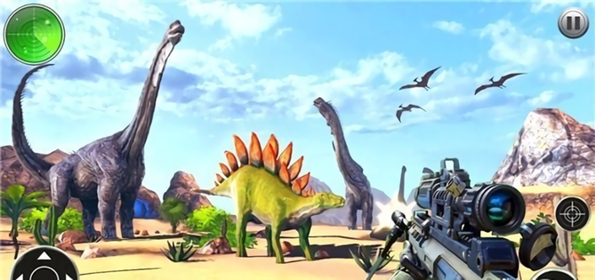 Angry Dino Hunting Game