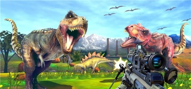 Angry Dino Hunting Game