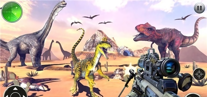 Angry Dino Hunting Game