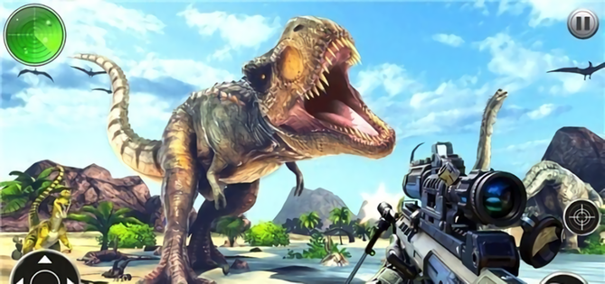 Angry Dino Hunting Game