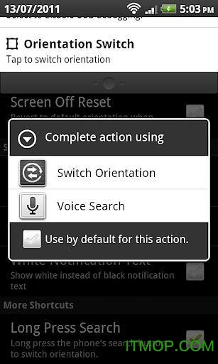 手机强制屏幕旋转软件(OrientationControl)