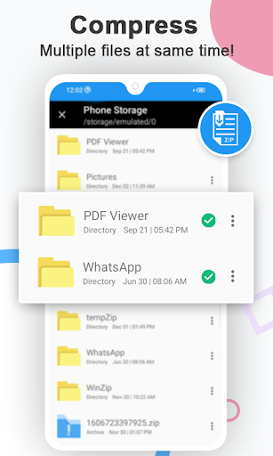 Zip Unzipper压缩文件提取器