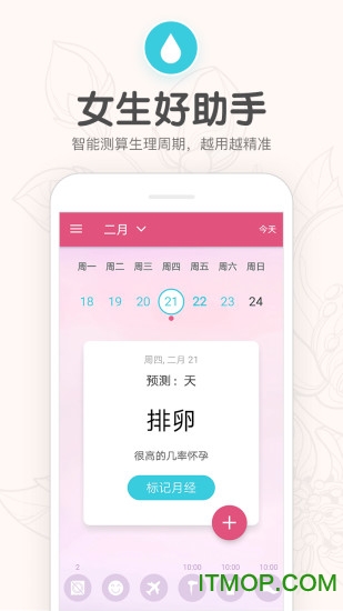 樱桃生理期小月历