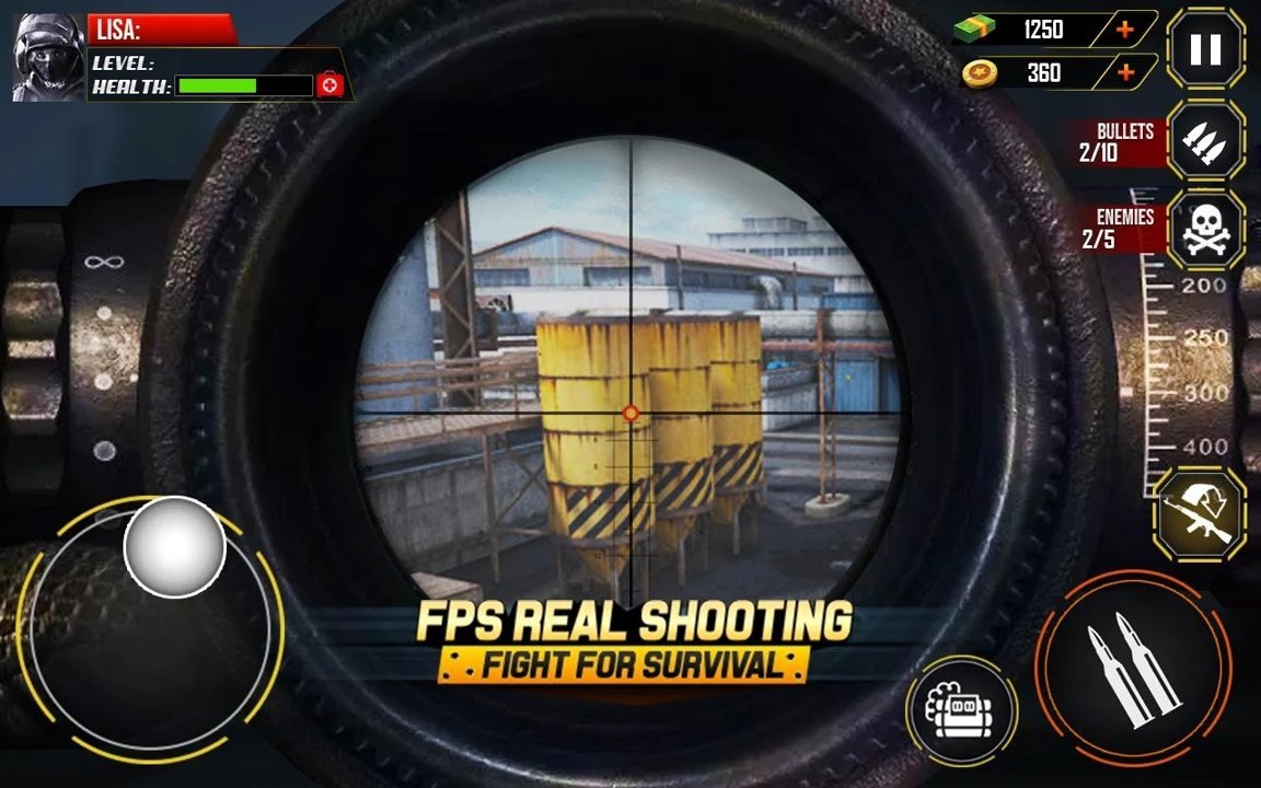Gun Shooting Mission: Gun Shooter Cover Fire - FPS