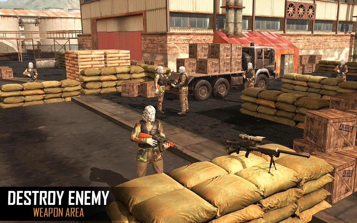 Gun Shooting Mission: Gun Shooter Cover Fire - FPS