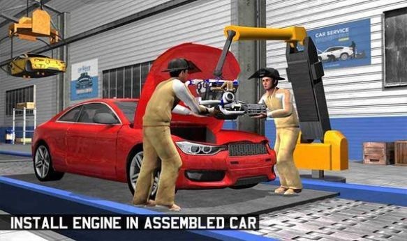 Sports Car Maker Factory: Auto Car Mechanic Games