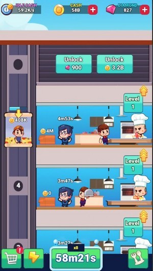 食品空闲餐厅 中文版