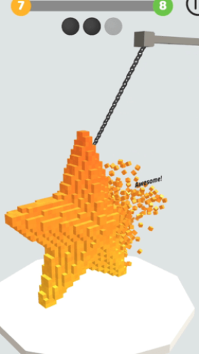 压力释放：粉碎小球