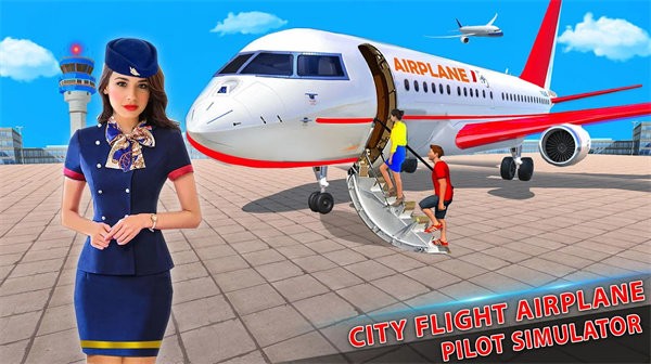 City Flight Airplane Simulator: Free Plane Games