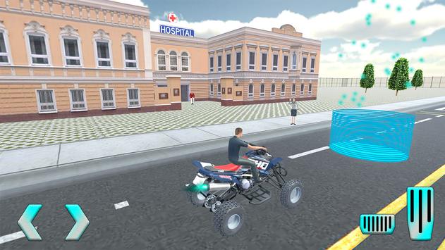 ATV Quad Bike Taxi Simulator Free: Bike Taxi Games