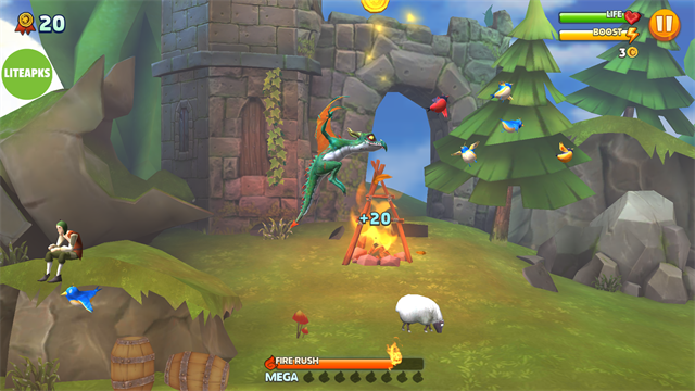 饥饿龙999999钻999999金币版