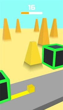 黄色方块冒险冲刺app