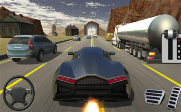 Traffic Car Stunt