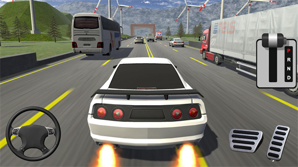 Traffic Car Stunt