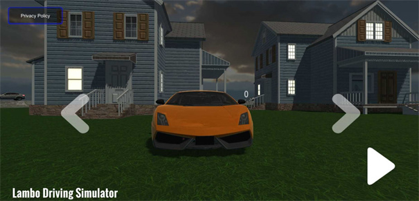 Lambo Dariving Simulator