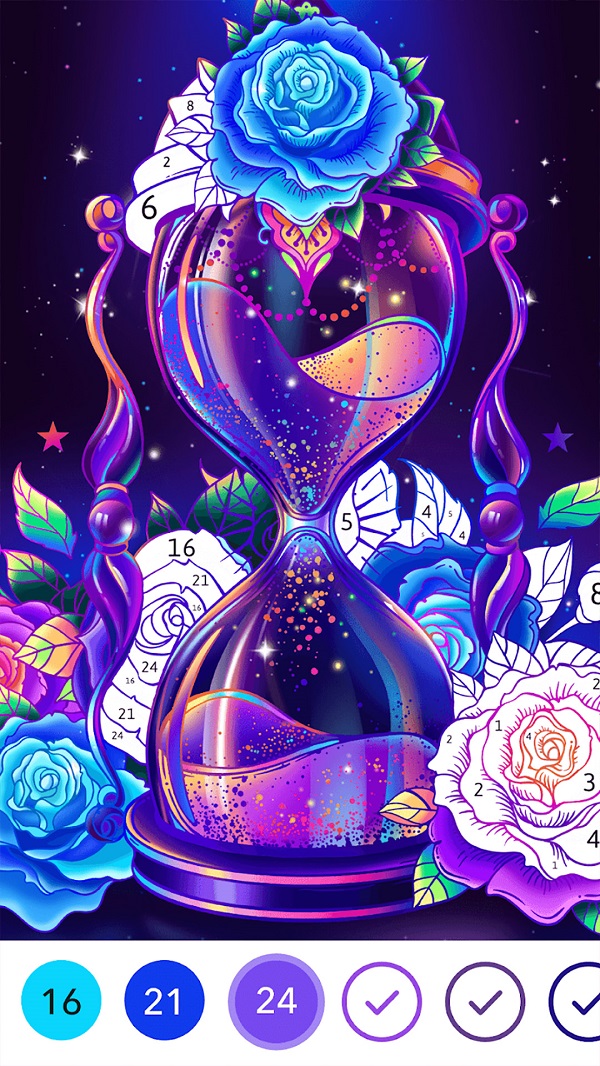 快乐数字填色艺术 快乐数字填色艺术