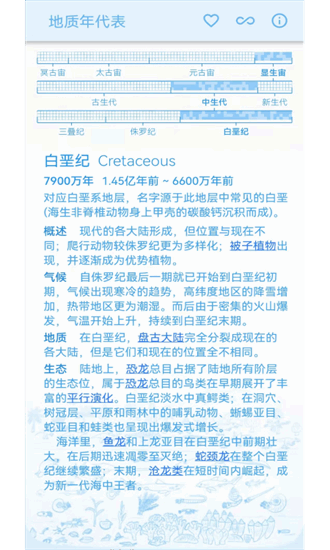 地质年代表