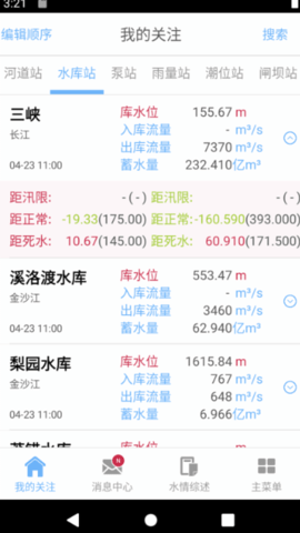 长江水情专业版