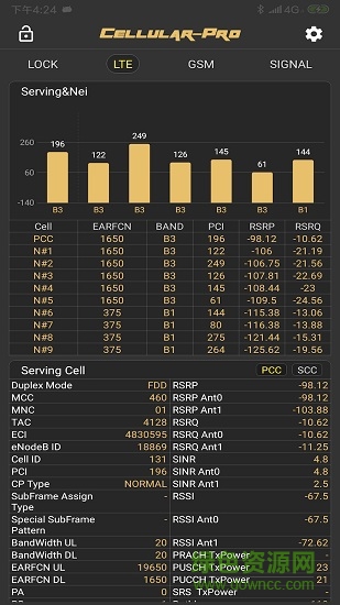 cellular-pro锁定基站