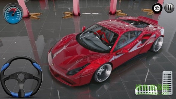 法拉利模拟驾驶汽车游戏(CarTrafficFerari458RacerSimulator)