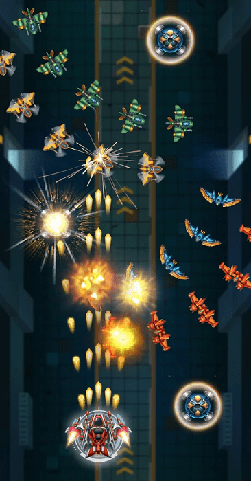 天空猛禽太空入侵者破解版无限金币钻石(Sky Raptor)