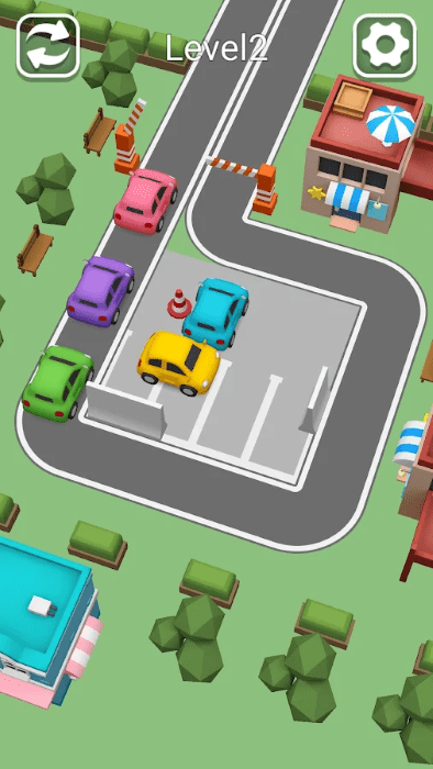 汽车停车堵塞游戏