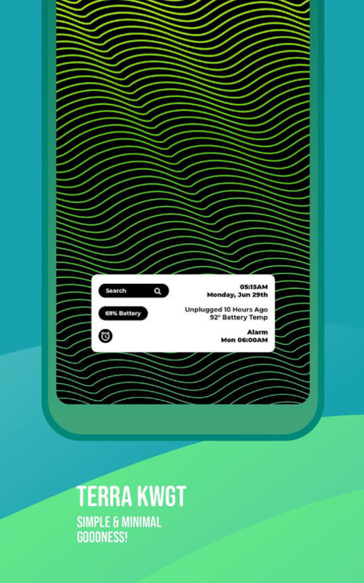 TerraKWGT小部件app