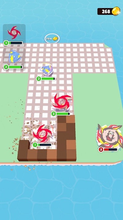 陀螺旋转碰撞手机版