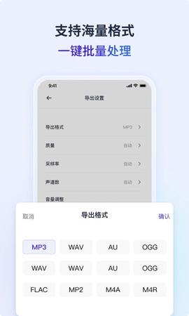 金舟音频人声分离