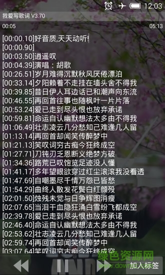 i love lyrics我爱写歌词软件