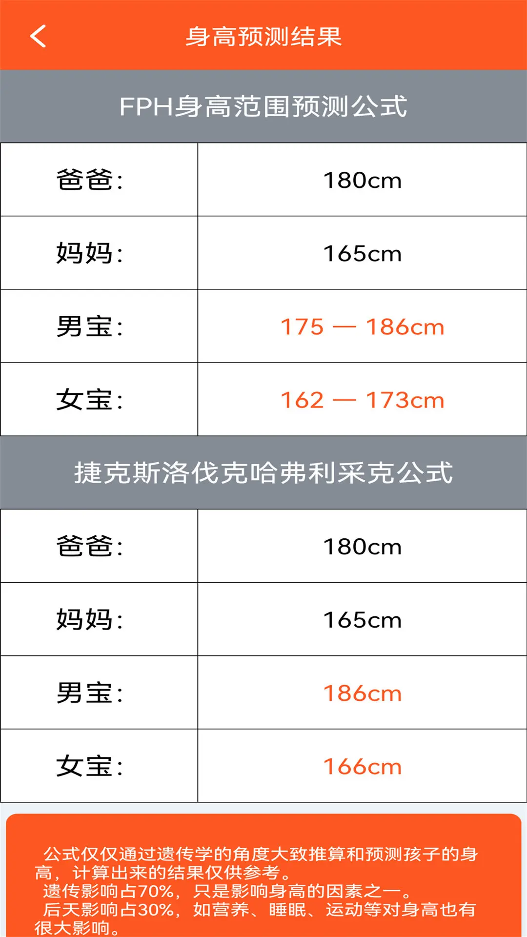 身高预测记录宝
