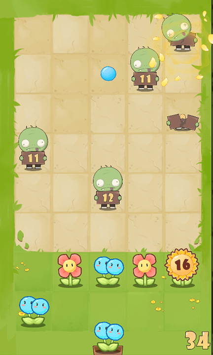 躺平花花斗僵尸