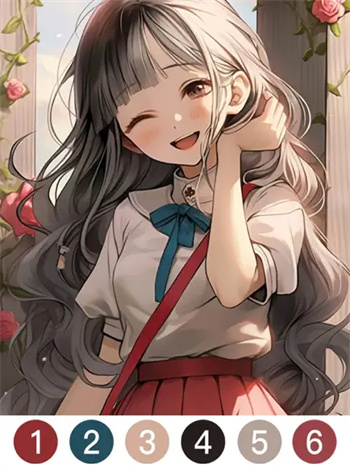 画画像素涂色—数字填色花园