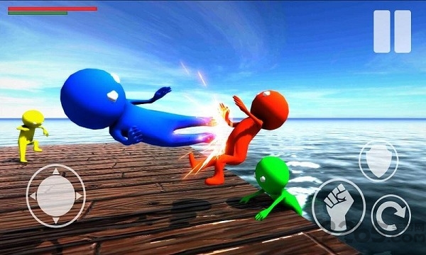 火柴人摔角游戏