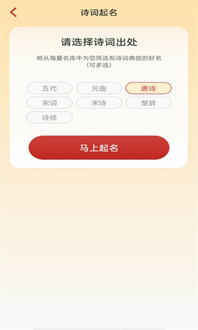 诗词起名