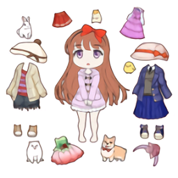 生动的娃娃装扮游戏